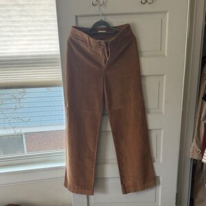 Faherty Tan Wide Leg Pants